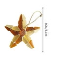 thumbnail image 2 of HHBEAUTY Marine Animals Christmas Tree Ornament,Sea Glass Christmas Tree Decorations,2025 New Starfish Handmade Sea Glass Christmas Tree Decor,Christmas Pendants Decor with Rope,for Sea Lovers, 2 of 9