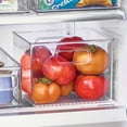thumbnail image 3 of iDesign Pantry Storage Bin with Handles - Set of 2 - Clear - Made in USA, 3 of 9