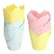 thumbnail image 1 of 150Pcs Forros de Hornear Tulipán para Cupcakes Muffins Papel a Prueba de Grasa (3.1" x 2", Azul Claro/Azul Claro/Rosa), 1 of 7