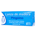 thumbnail image 1 of Lanza de Madera Pingüino 30 cm | 400 piezas | 8 bolsas de 50 lanzas | Ideal para brochetas, bombones, carnes frías | 100% reciclable, 1 of 1
