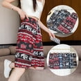 thumbnail image 2 of Elephant Pattern Shorts For Women Soft Polyester Travel Sleepwear 16.5in Length One Size Casual Comfortable Fashion, 2 of 10