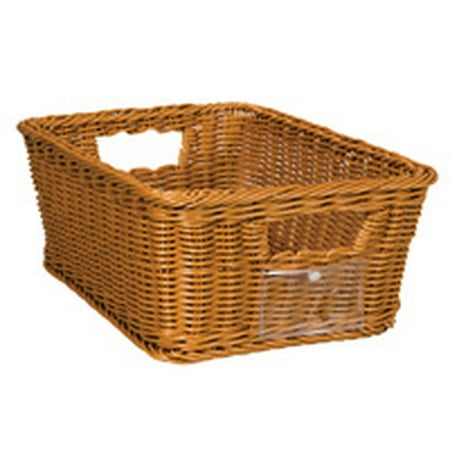 (Set of 4) School Mood SchoolSmart Synthetic Wicker Basket