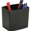 Officemate 2200 Series Large Pencil Holder w/3 Stepped Compartments, Black (22292)