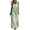 Green, variant on Sleeveless Maxi Dresses for Women Embroidered Patchwork Full Length Dress with Pockets Casual Square Neck Boho Dresses Navy S