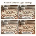 thumbnail image 7 of ODIKA Cowgirl Medallion With Southwestern Frame Rustic Cabin Aztec Playful Expressive Non-Slip Chair-Friendly for Dining Room, Basement, Large Office, 7 of 7