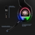 thumbnail image 2 of Iowa Hawkeyes Logo Wireless Bluetooth Gaming Headphones & Stand, 2 of 2