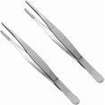 thumbnail image 1 of FZC-2Pcs Stainless Steel Kitchen Tweezers, 8-Inch Culinary Fine Tweezer Tongs for Cooking With Precision Serrated Tips - Surgical & Sea Food (8-Inch/20CM), 1 of 4