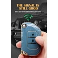 thumbnail image 4 of Key Fob Cover Compatible with Jeep Wrangler JL JLU Gladiator Keychain Case Holder Protector,B Green, 4 of 7