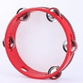 thumbnail image 2 of Pandereta de Madera Sonducket Accesorios Musicales Rojo 10 Pulgadas, 2 of 6