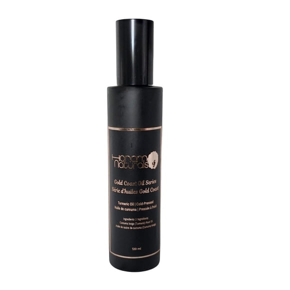 Honam Naturals Gold Coast Body Oil, Cold-Pressed Turmeric Oil, 120 ml