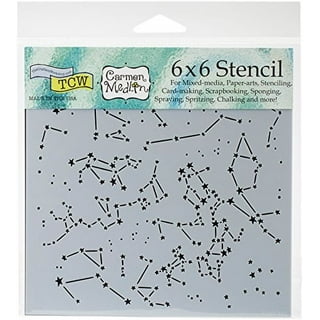 3 STAR STENCIL 3 STARS BORDER TEMPLATE GALAXY PAINT CRAFT SKY CELESTIAL  ART NEW