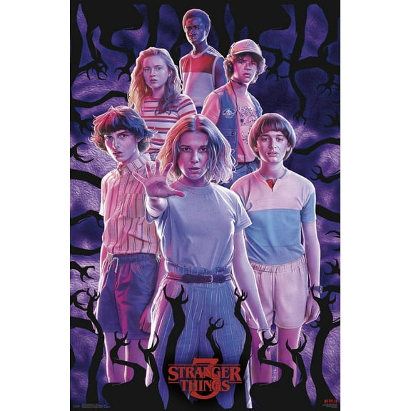 Netflix Stranger Things: Season 3 - Group Wall Poster, 22.375" x 34"