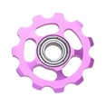 thumbnail image 5 of Milisten 2Pcs Aluminum Alloy Bike Wheel Rear Derailleur Pulley 11T for (Purple), 5 of 5