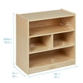 thumbnail image 2 of ECR4Kids Mobile Building Block Storage Cabinet, Small, Classroom Furniture, Natural, 2 of 9