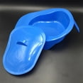 thumbnail image 3 of Bedpan Bed Pan with Lid Handle for Patient Female Male Comfortable, 3 of 5