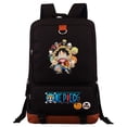 thumbnail image 2 of Mochila de Anime de una pieza para estudiantes, mochila de dibujos animados, protección de la columna vertebral para niños, mochila escolar impermeable, transpirable y resistente al desgaste hola suerte unisex, 2 of 2