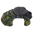 thumbnail image 3 of Miangastore Decorative Basking Platform Resin 1 Pcs Tree Trunk Shape, 3 of 9