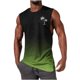thumbnail image 1 of Hombres Moda Casual sin Mangas Gradación Impresión Suéter Cuello Redondo Tanque Deportivo, 1 of 4