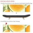 thumbnail image 2 of Cantaloupe Skateboard Grip Tape Stickers Pack of Two, Emery Surface PVC Backing Size 8.8x32.6in/22.4x83 cm, 2 of 5