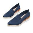 thumbnail image 4 of Wensltd Chaussures Compensées pour Femmes Largeur Grand Confortables Légères à Enfiler Chaussures de Marche pour Femmes, 4 of 9