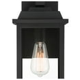 thumbnail image 3 of John Timberland Eastcrest Modern Outdoor Wall Light Fixture Textured Black 15 1/4" Clear Glass Panels for Post Exterior Barn Deck House Porch Yard, 3 of 8