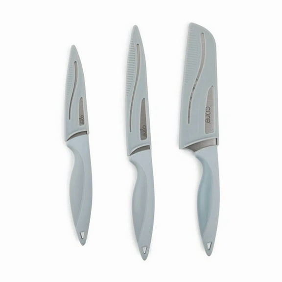 Core Kitchen Stainless Steel Knife Set 3 Pc