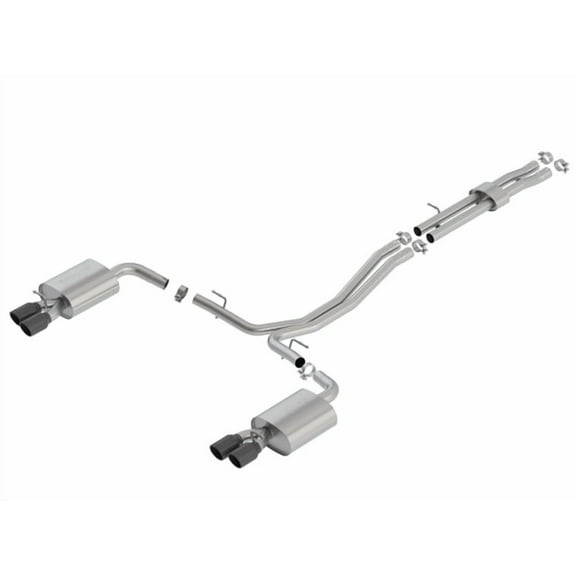 Borla 140765BC Cat-Back Dual Split Rear Exit Exhaust System Kit