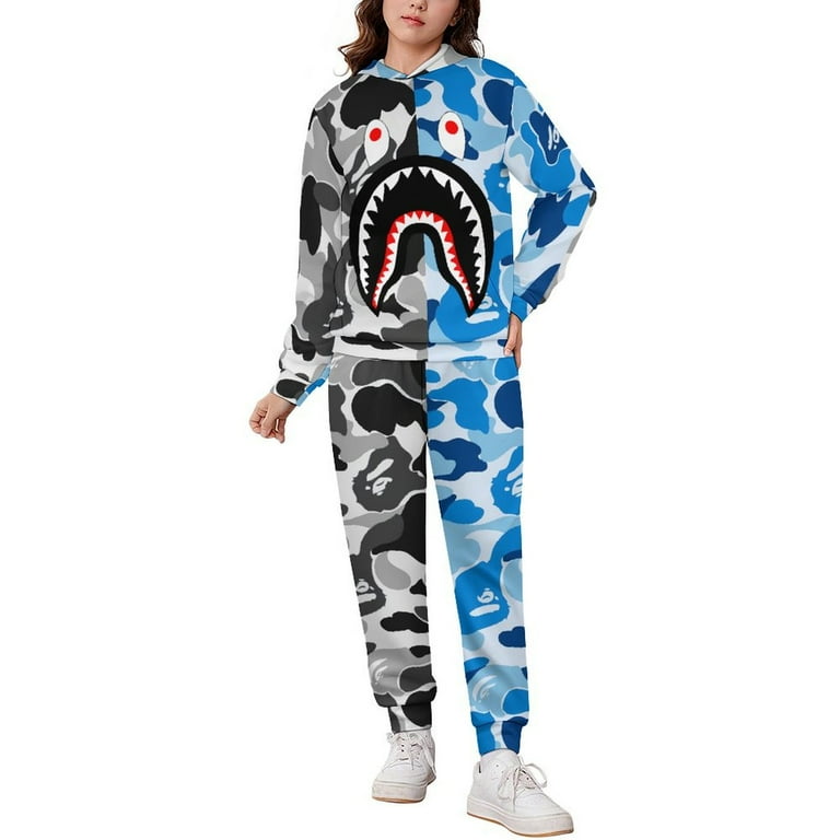 Bape shark tracksuit sale