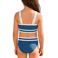thumbnail image 5 of Gelikeya Girls Swimsuits Toddler Swimsuit Baby Bathing Suit Girl Party Cute Cartoon Summer Outfits Navy, 13-14 Years, 5 of 7