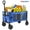 Blue, variant on Vecukty Collapsible Folding Wagon,Portable Utility Wagon Cart for Outdoor Camping, Shopping, Sports, Grocery, Kids, Black