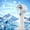 Beige, variant on Lenkho Turbo Handheld Fan with LED Digital Display, High-Speed Portable Personal Fan with Base, Rechargeable USB Fan, Ideal for Travel, Commuting, Outdoor Activities