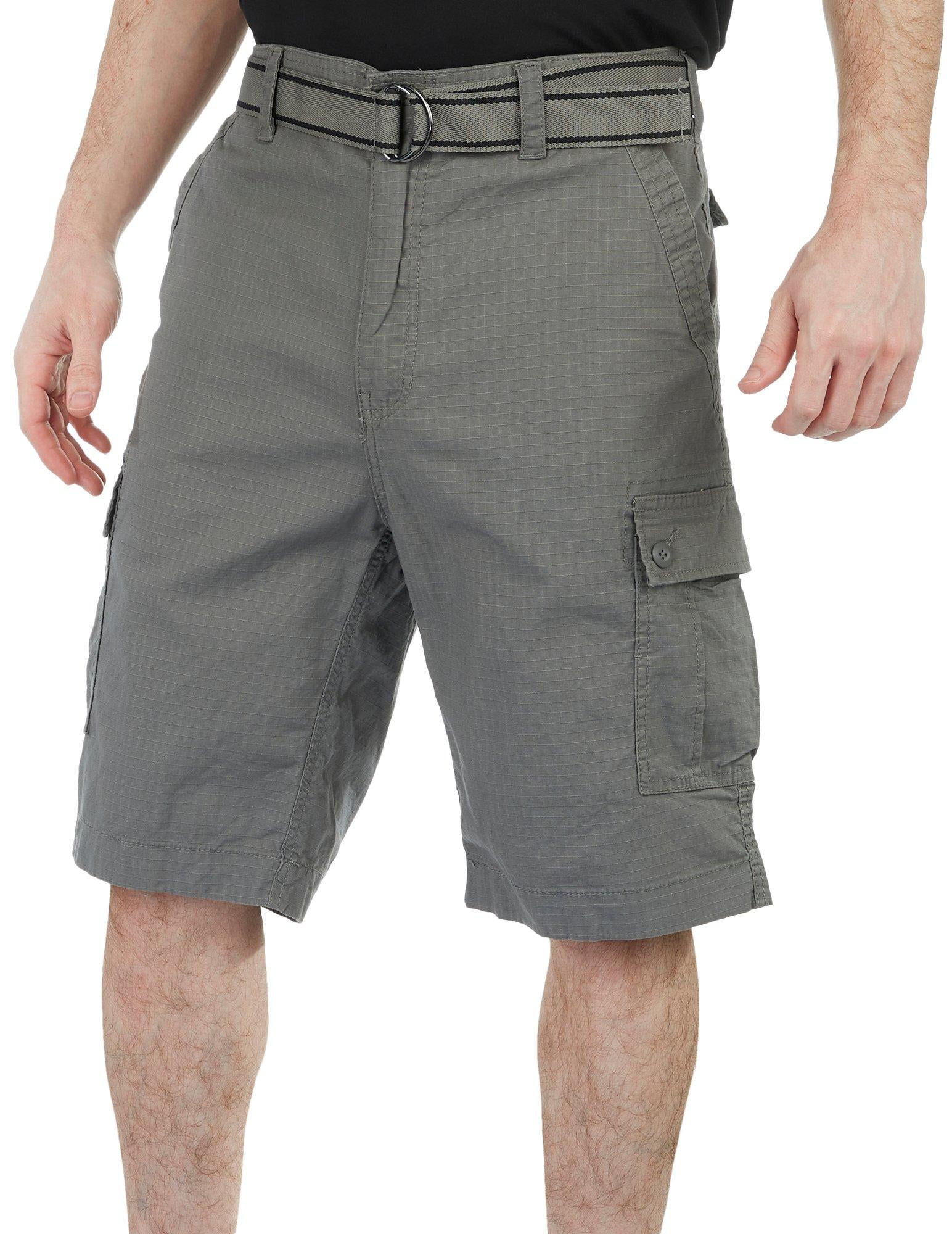 Wearfirst Mens Ripstop Cargo Shorts 30W Slate grey - Walmart.com
