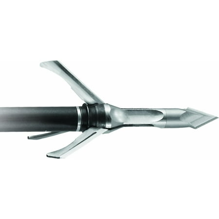 GRIM REAPER 1873 X-Bow Mechanical Broadhead - Cut 3-Blade 100 Grain Broadhead for Crossbows 1 1/2-Inch Cutting Diameter Durable and Accurate