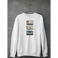 thumbnail image 3 of Mix Tape Viii Sweatshirt Men -June Erica Vess Designs, Male 5X-Large, 3 of 4
