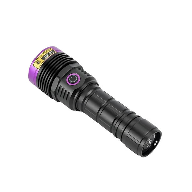 Soidarity Luz ultravioleta Pequeña ligereza Conveniente Linterna Antorcha Iluminación Usable Camping Senderismo Detector Lámpara Estufas de camping Negro SV51/365 Luz violeta Soidarity OD029604-01