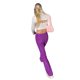 thumbnail image 2 of SAYOO - Pantalones de piel para mujer, ajustados, rectos, informales, a la moda, de cintura alta SAYOO  S-XL, 2 of 4