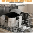 thumbnail image 4 of Compact Digital 3 Qt Fryer with Auto Shut-Off, Nonstick Dishwasher Safe Basket for Small Spaces, 4 of 6