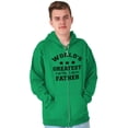 thumbnail image 4 of Worlds Greatest Farter Father Funny Zip Hoodie Sweatshirt Men Brisco Brands S, 4 of 5