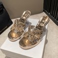 thumbnail image 2 of Sandalias de vestir Rhinestone Summer Slides para mujer, 2 of 6