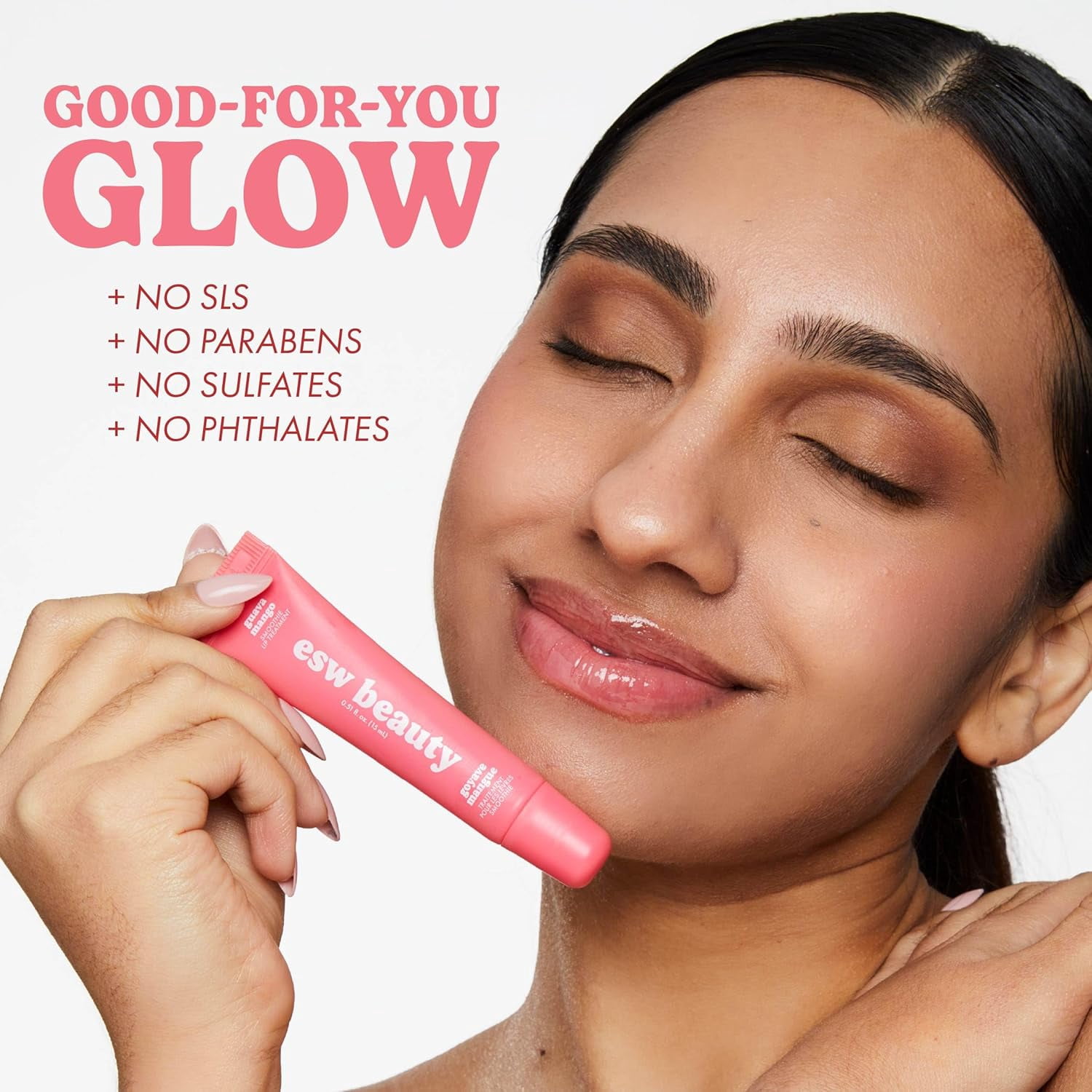 (Pack Of 4) ESW Beauty Lip Treatment Guava Mango 0.51 Fl Oz