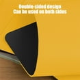 thumbnail image 4 of TIMIFIS Kitchen Gadgets Stylish Insulating Pads Fan-Shaped Insulating Pads Table Mats Round Table Cutlery Scalloped Table Decorations Leather Waterproofing and Oilproof Table Mat, 4 of 6