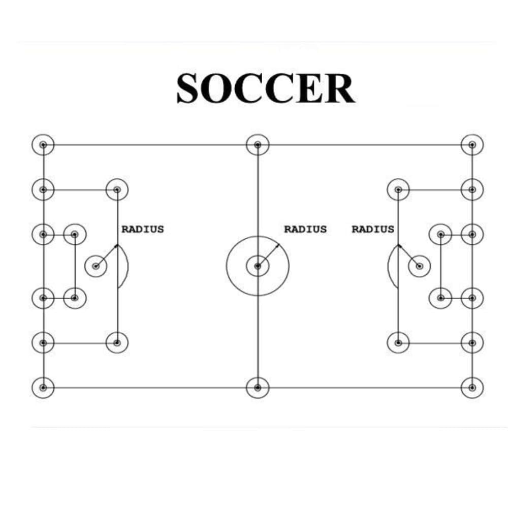 Newstripe Athletic Field Layout Systems Kits For Football Baseball Soccer