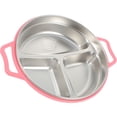 thumbnail image 4 of Assiette Alimentaire en Acier Inoxydable Plateau Alimentaire pour la Maison Assiette Compartimentée pour Enfants Assiette de Service pour la Maison, 4 of 9