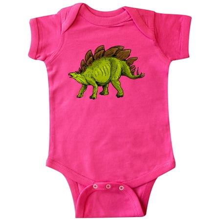 

Inktastic Roaring Happy Stegosaurus Gift Baby Boy or Baby Girl Bodysuit