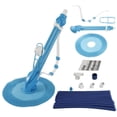 thumbnail image 7 of Pool Cleaner, U.S. Pool Supply Flexible 16'' Weighted Pool Vacuum with EZ Clip Handle, a Regulator Valve and Ten Durable Hoses, Remove Swimming Pool dirt, Leaves, Debris, Bugs, Pebbles, S10929, 7 of 7