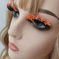 thumbnail image 3 of Nvzi -b 3 Pairs Glitter Lashes Sequins Colored Lashes Fluffy Mink False Lashes with Color Cosplay New Year Party Stage Makeup Colorful Fake Eyelash(h18), 3 of 3