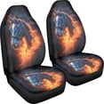 thumbnail image 3 of XYZCANDO Horse Pattern Car Seat Covers for Woman Non-Slip Front Seat Cover Decorative Soft, for Vehicle Truck SUV, 3 of 10