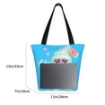 thumbnail image 3 of Kll Tote Bag For Women Summer Gnome Print Shopping Grocery Reusable Bags For Office School Shopping Travel, 3 of 7