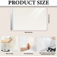 thumbnail image 2 of Clear Contact Paper Transparent Wall Protective Film Kitchen Backsplash Protector Self Adhesive Removable PET Plastic Film Wall Protector from Furniture Kitchen Oil Splash 39.37x15.74in, 2 of 7