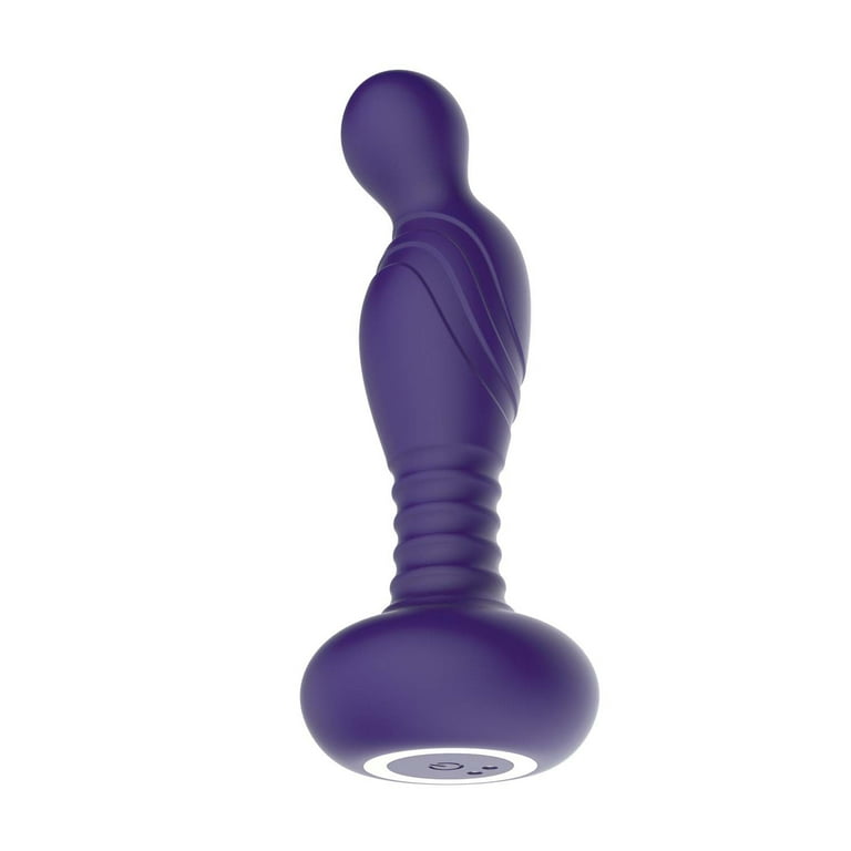 The Royal P-Spot Pleasure Rechargeable Silicone Prostate Anal Sex Toy,  Purple - Walmart.com